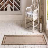 65cm x 183cm Outdoor Border Runner Rug thumbnail