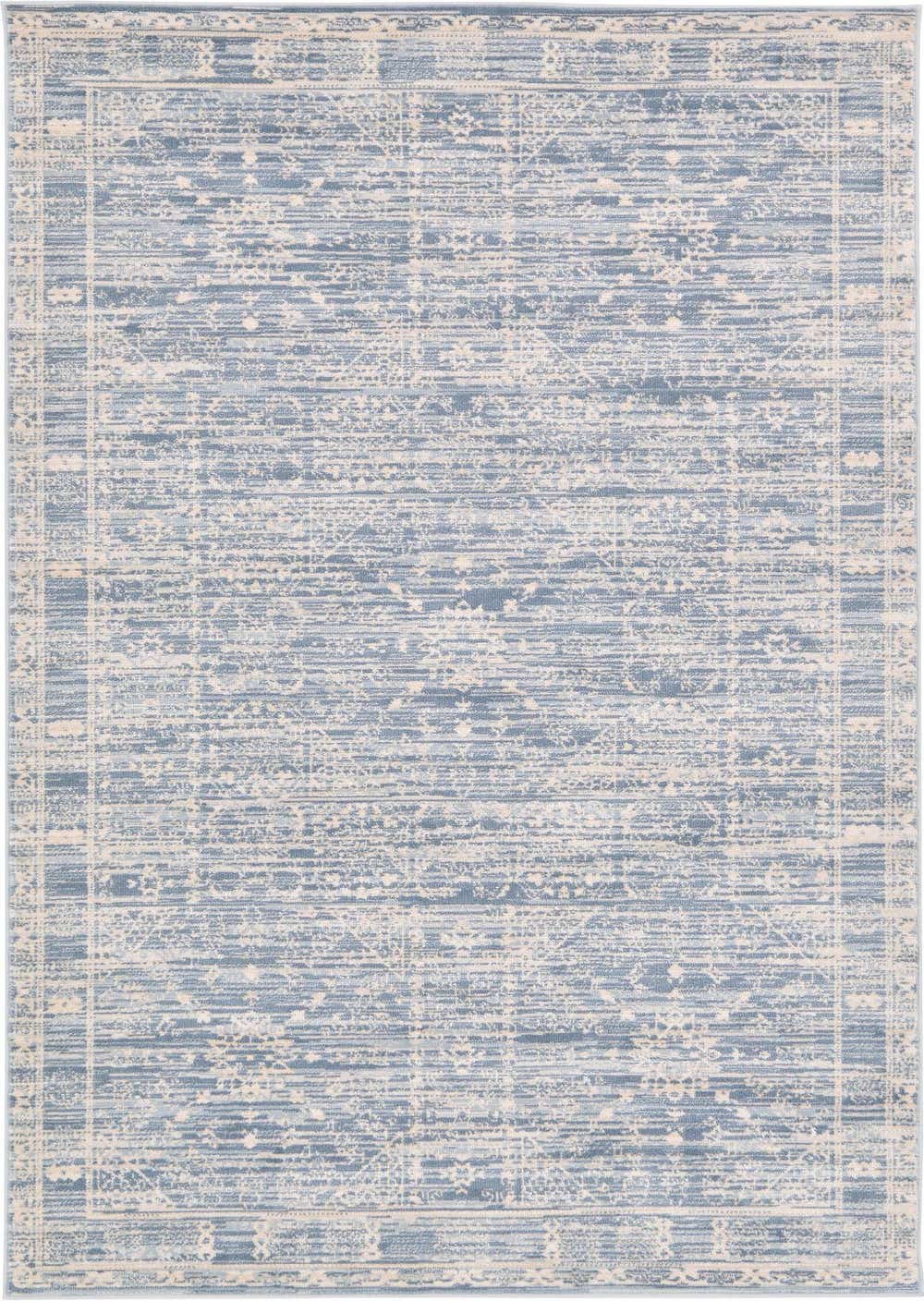 Blue 3' 3 x 5' 3 Restoration Rug eSaleRugs