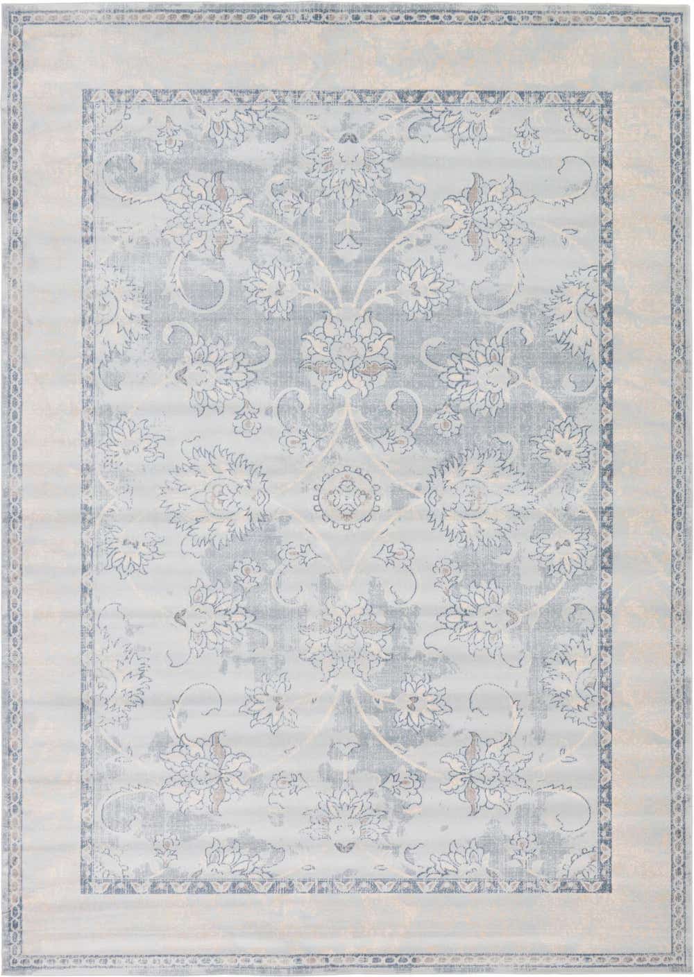 Light Blue 9' x 12' Restoration Rug eSaleRugs