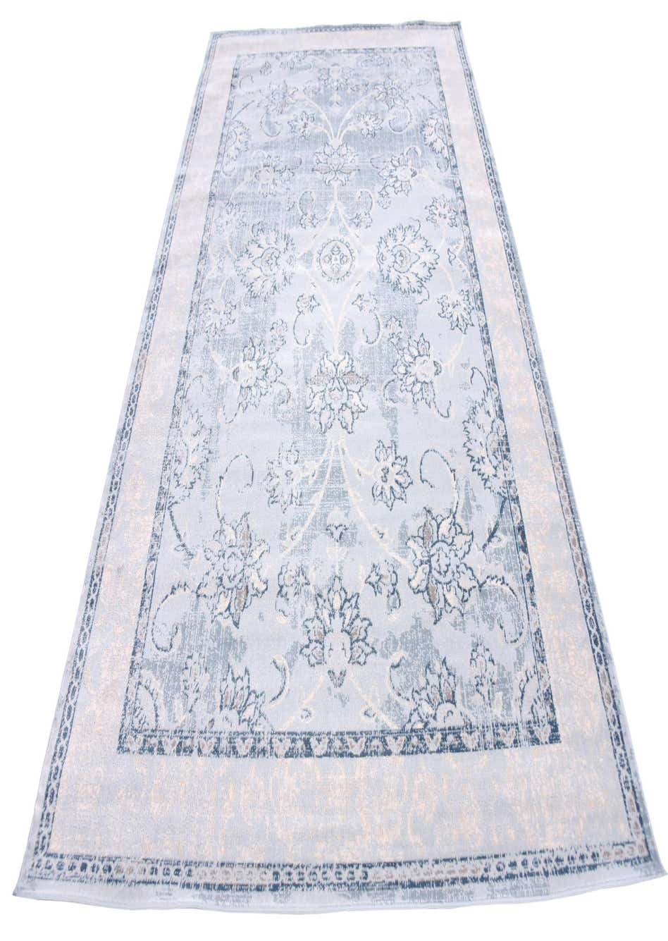 Light Blue 5' x 8' Restoration Rug eSaleRugs