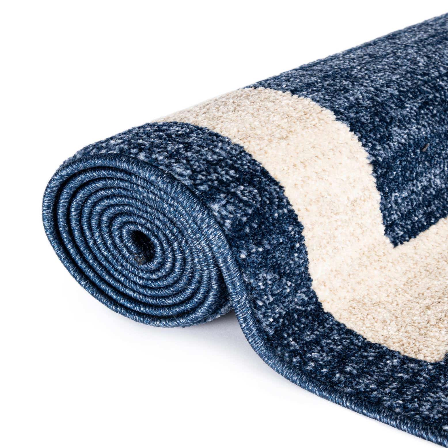 Navy Blue 6' x 9' Loft Rug eSaleRugs
