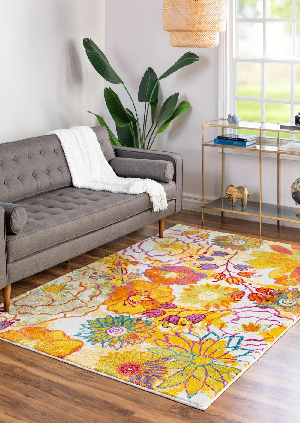 Ivory 6' x 9' Florence Rug eSaleRugs