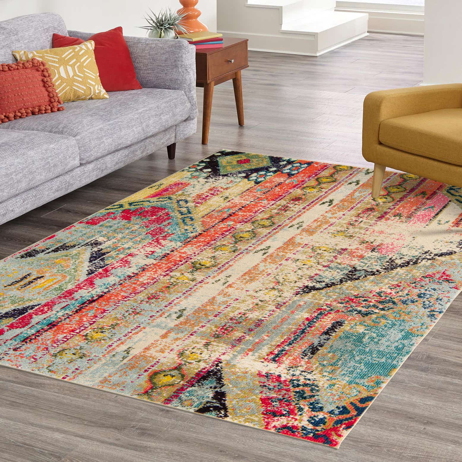 Multicolor 8' x 10' Santa Fe Rug eSaleRugs