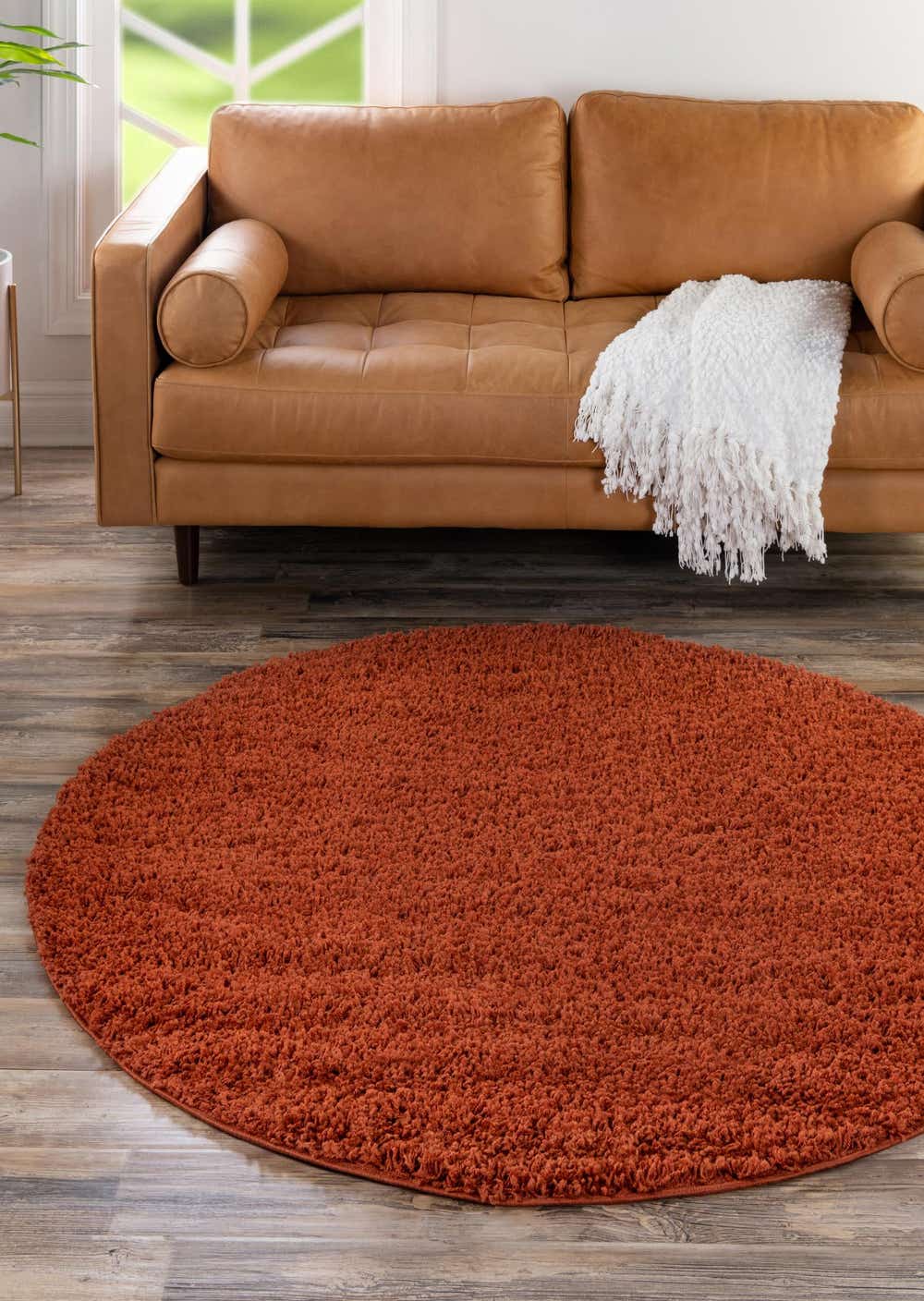 Terracotta 6' x 6' Classic Round Rug