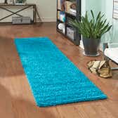 75cm x 305cm Solid Shag Runner Rug thumbnail