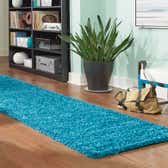 75cm x 305cm Solid Shag Runner Rug thumbnail