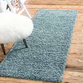 75cm x 500cm Solid Shag Runner Rug thumbnail