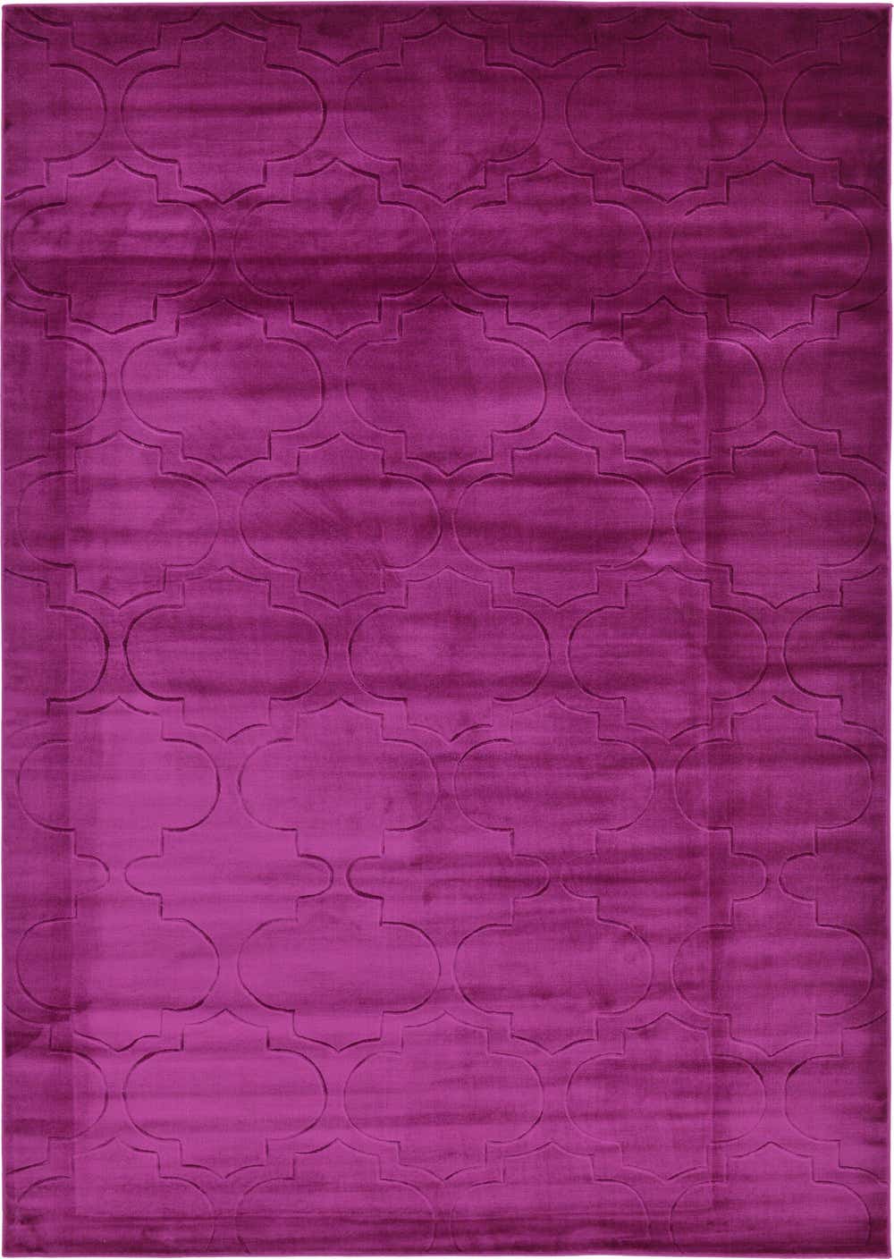 Purple 9' 10 x 13' Carved Trellis Rug eSaleRugs