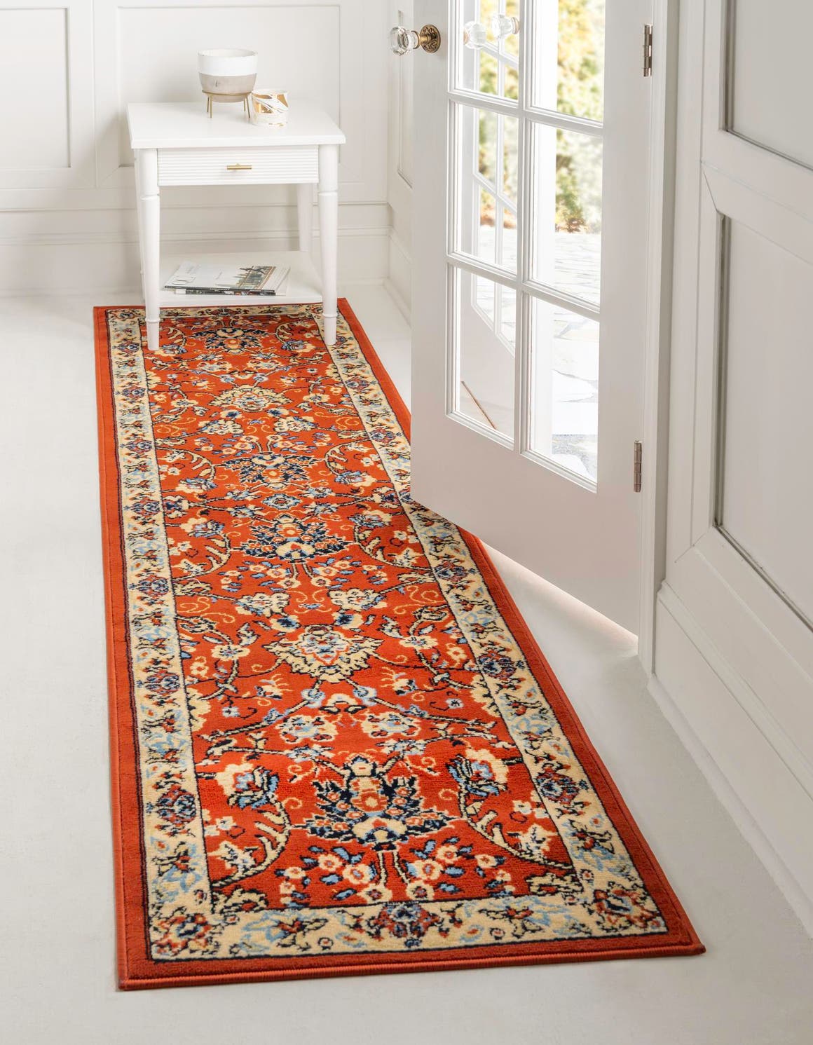 Terracotta 3' x 16' 5 Yasmin Runner Rug