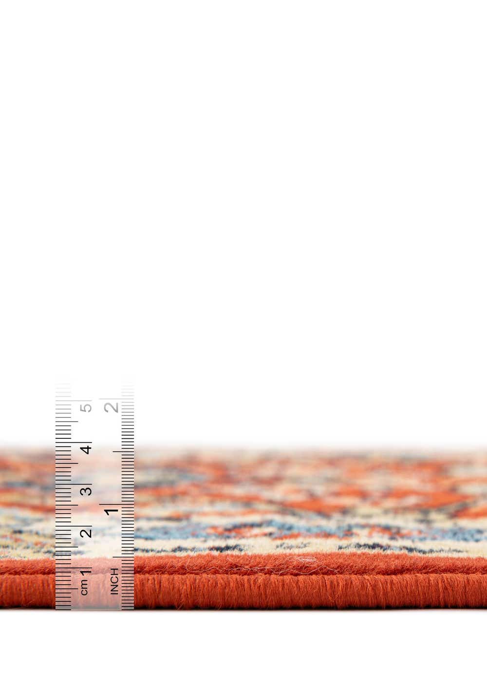 Terracotta 3' x 16' 5 Kashan Design Runner Rug eSaleRugs