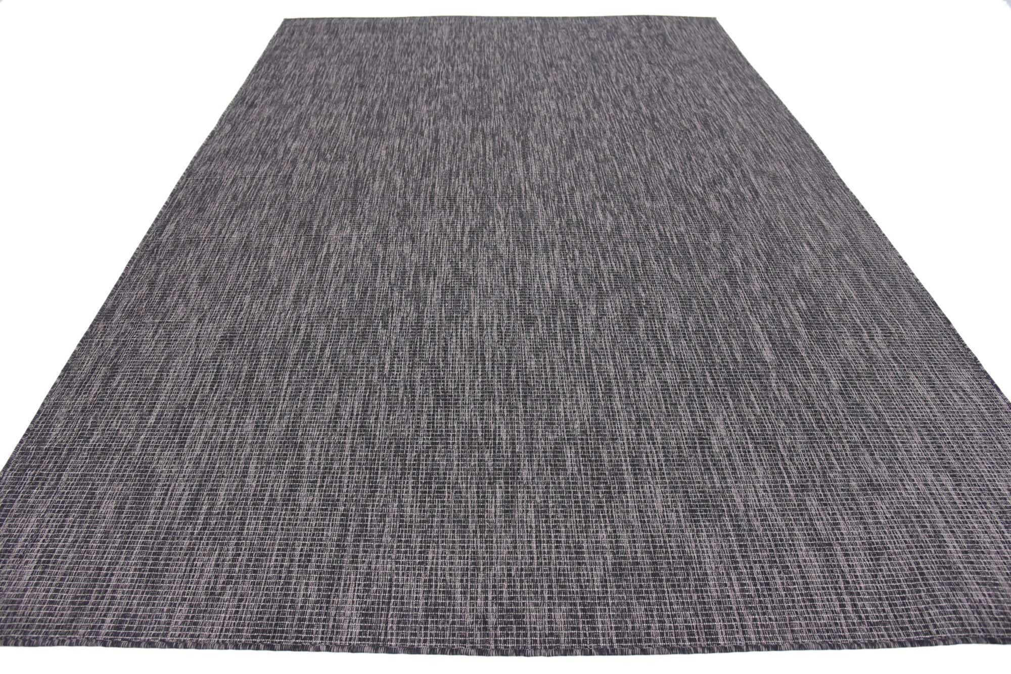 Black 7' x 10' Outdoor Solid Rug Black 7' x 10' Outdoor Solid Rug