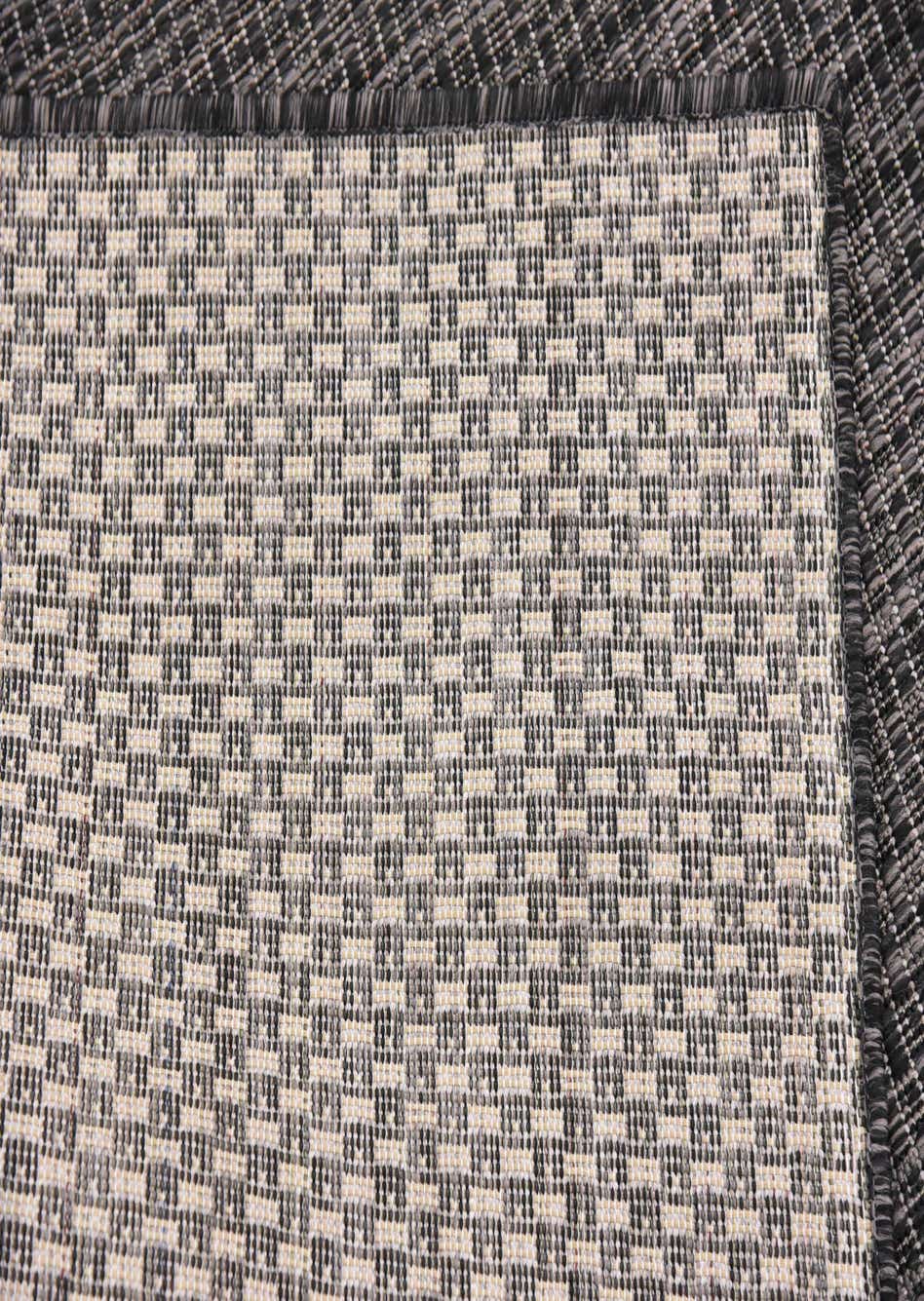 Black 6' x 9' Outdoor Solid Indoor / Outdoor Rug eSaleRugs