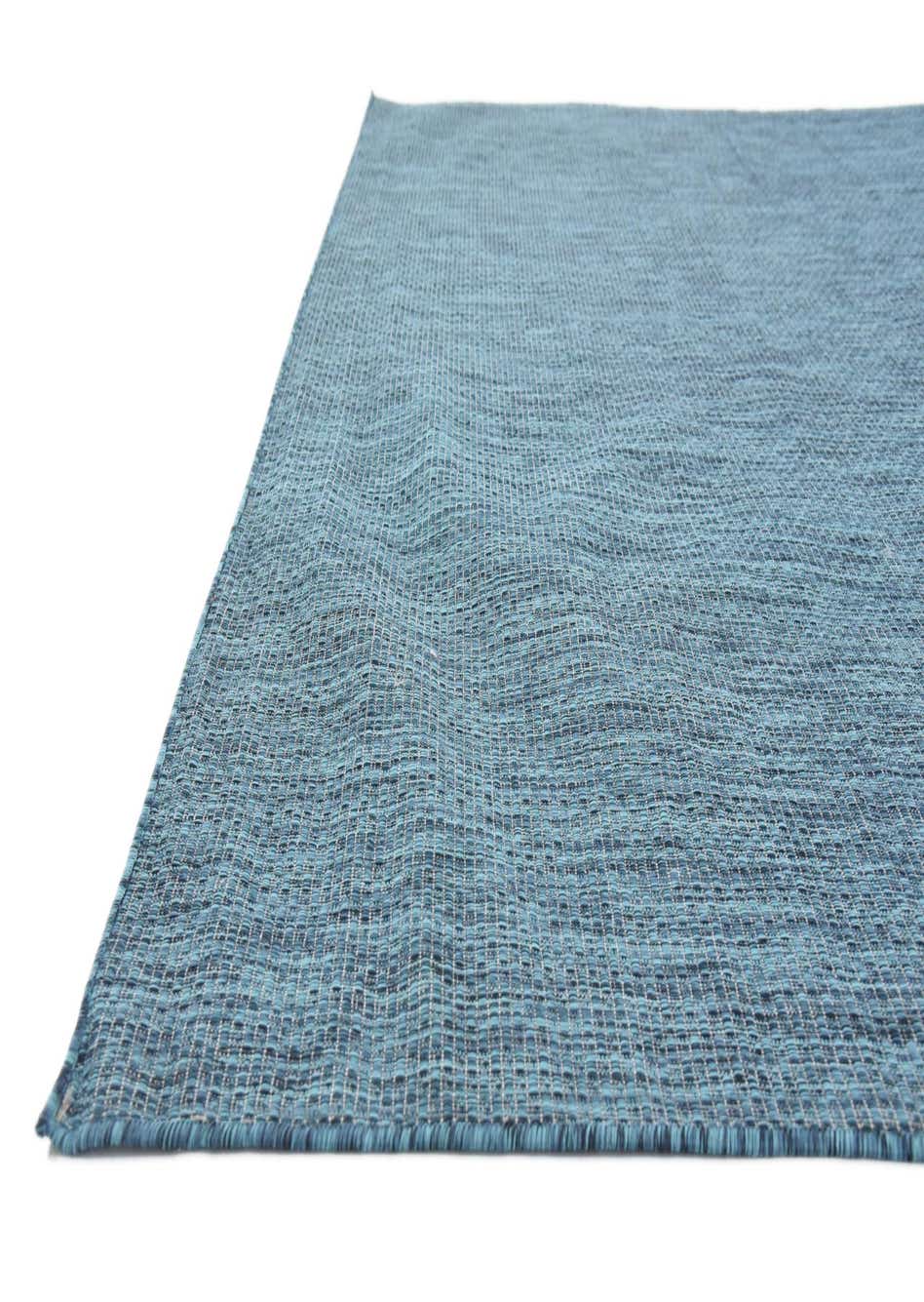 Teal 9' x 12' Outdoor Basic Rug