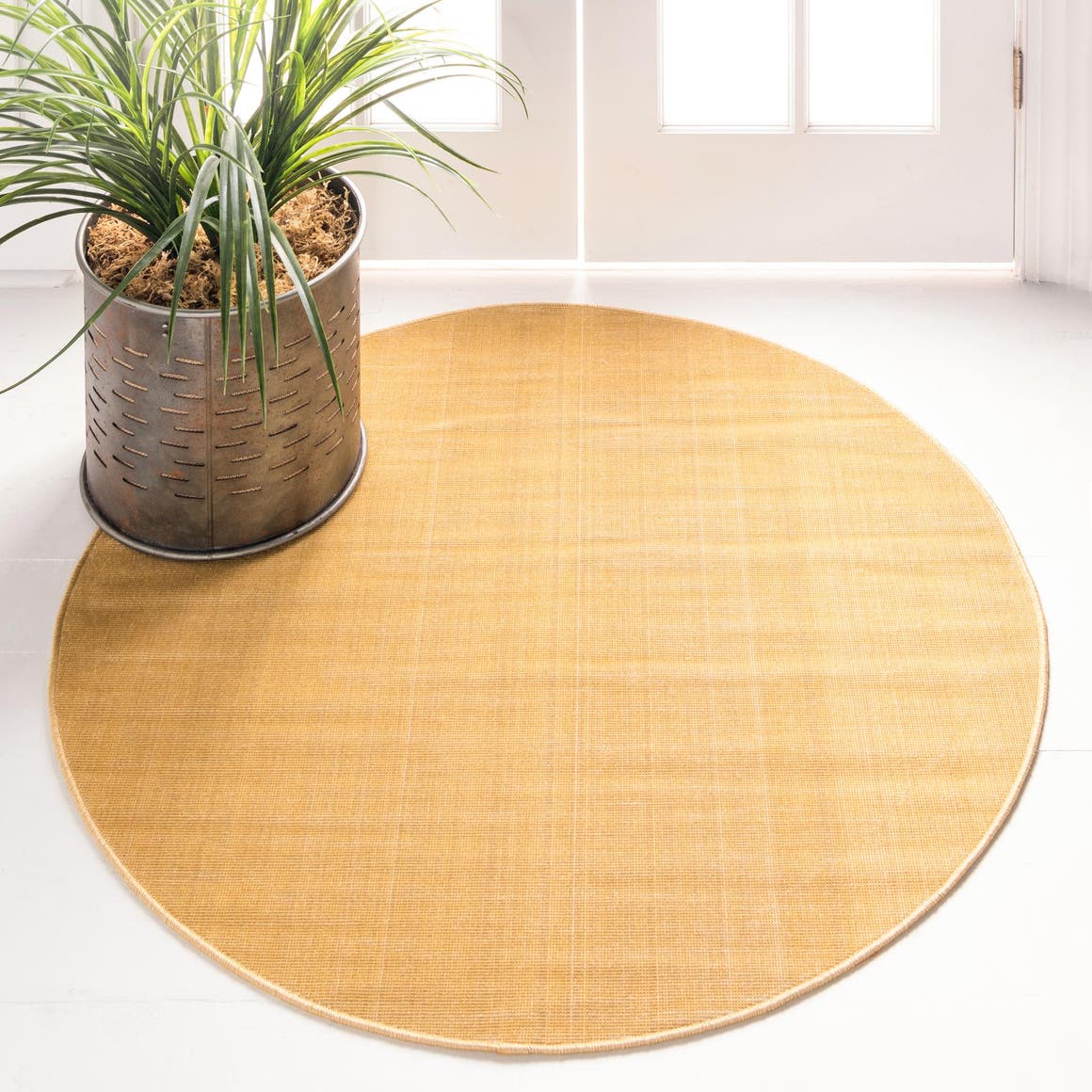 Gold 5' x 5' SoHo Round Rug