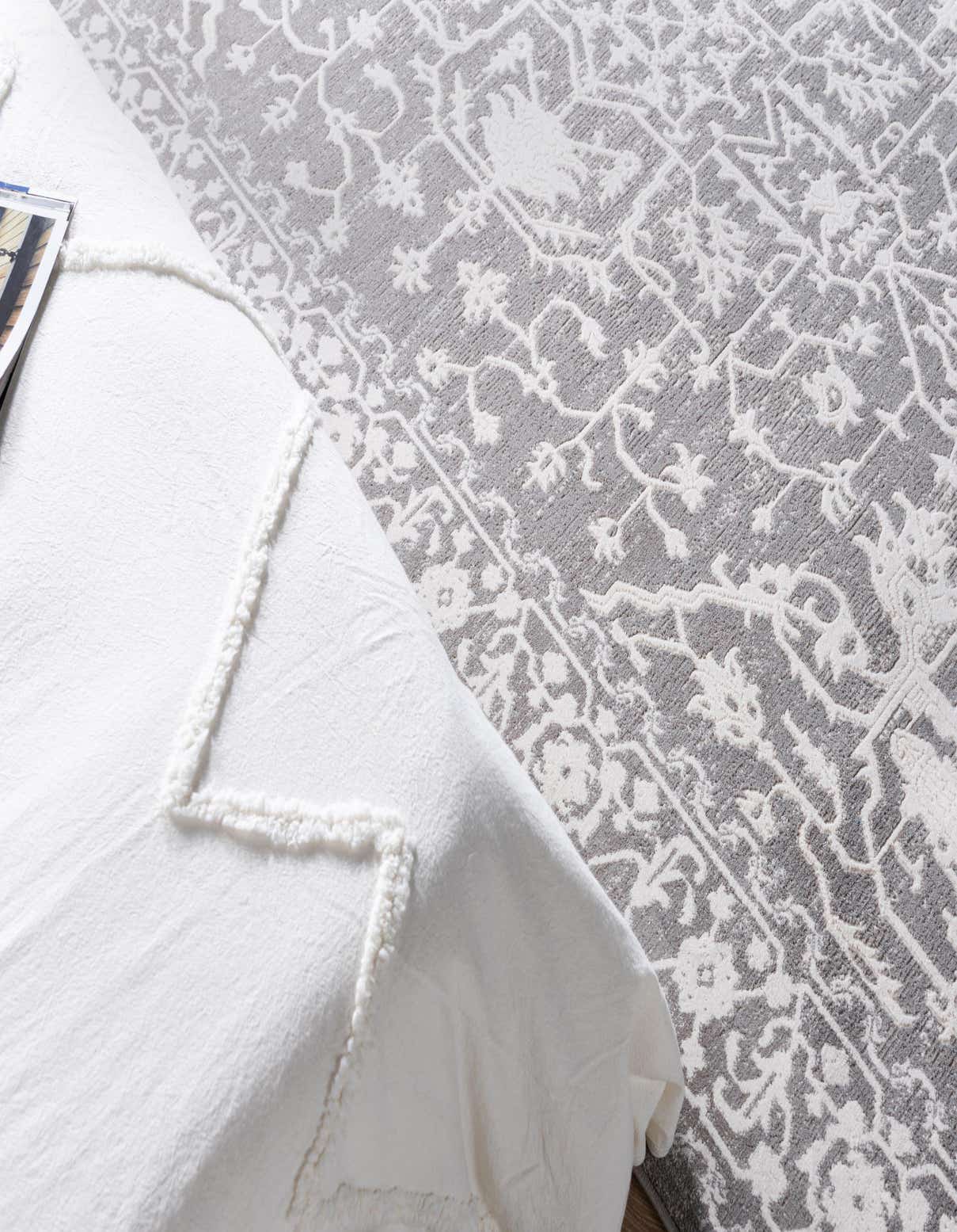 Light Gray 2' 7 x 10' New Vintage Runner Rug eSaleRugs