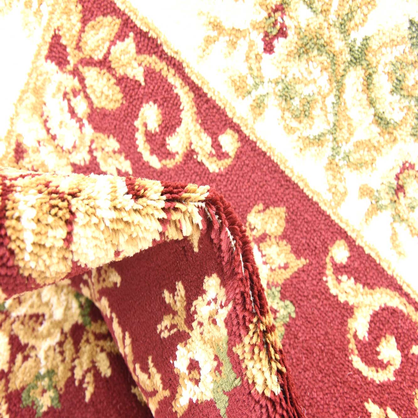 Burgundy 2' 7 x 10' Classic Aubusson Runner Rug eSaleRugs