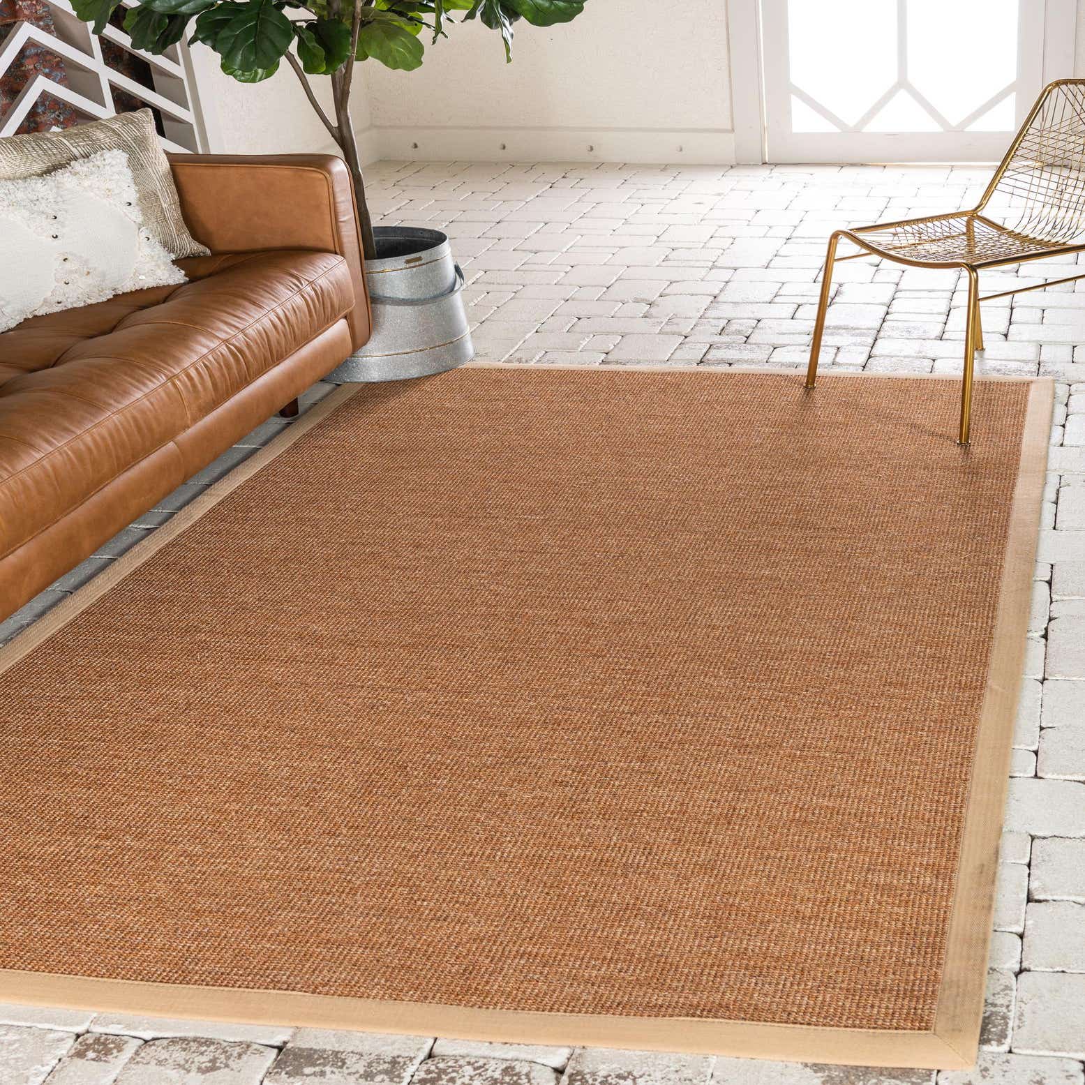 Light Brown 5' x 8' Sisal Rug eSaleRugs