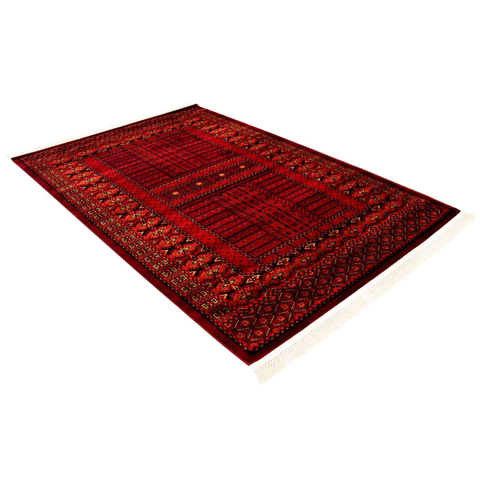 Red 4' x 6' Bokhara Rug eSaleRugs