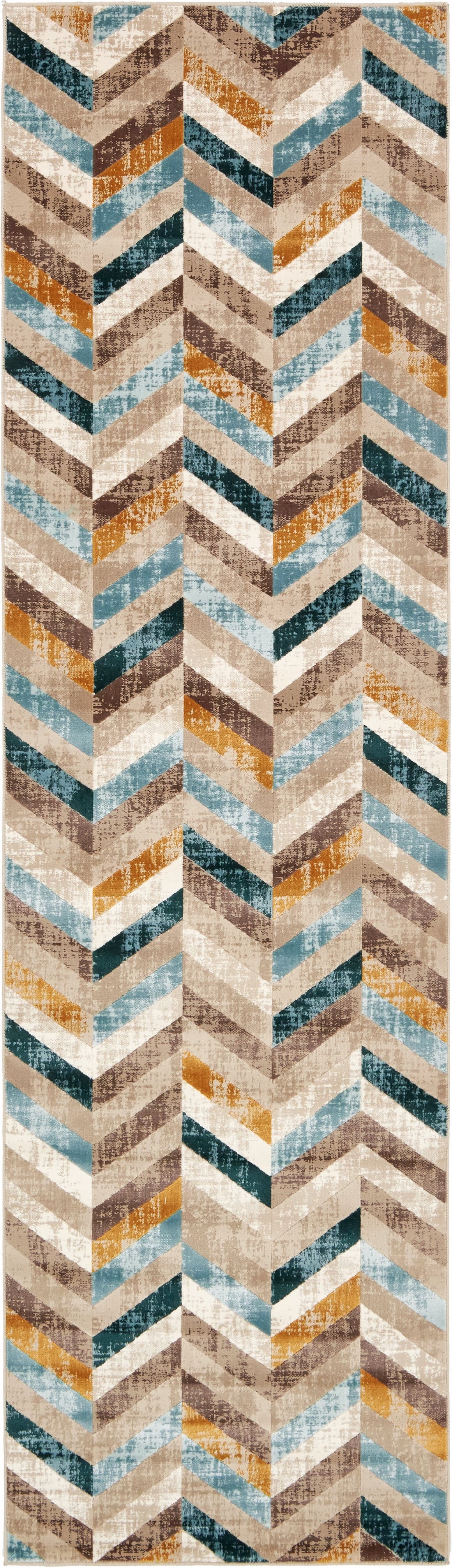 Dark Blue 3' x 10' Mirage Runner Rug eSaleRugs