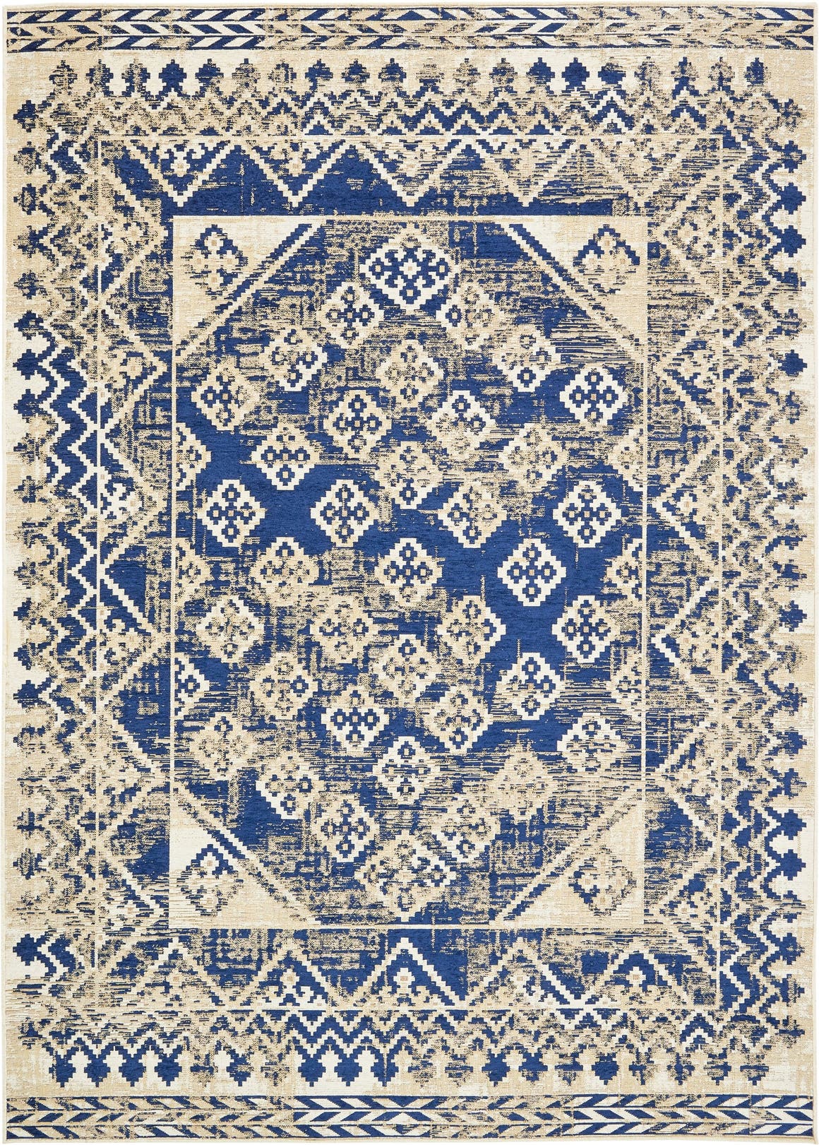 Navy Blue 9' 10 x 13' Nomad Rug eSaleRugs