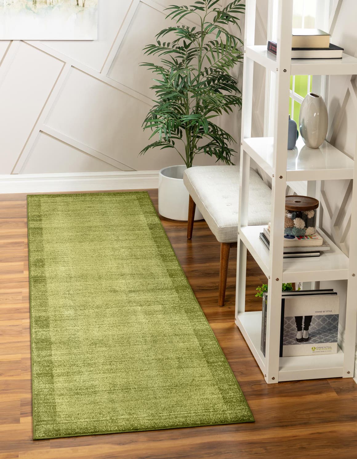 Light Green 80cm x 305cm Loft Runner Rug AU Rugs