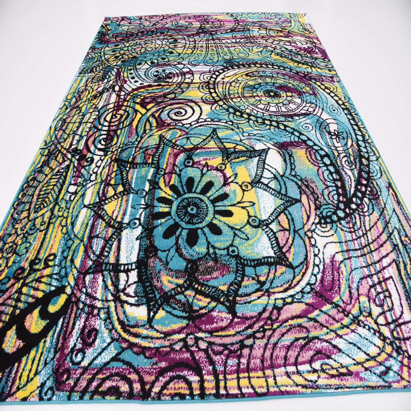 Black 8' x 10' Metropolis Rug eSaleRugs