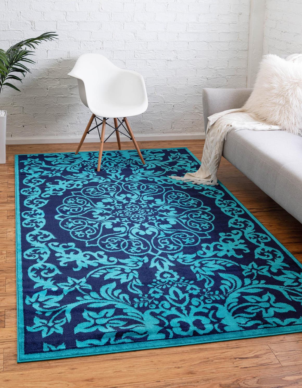 Turquoise 4' x 6' Sydney Rug