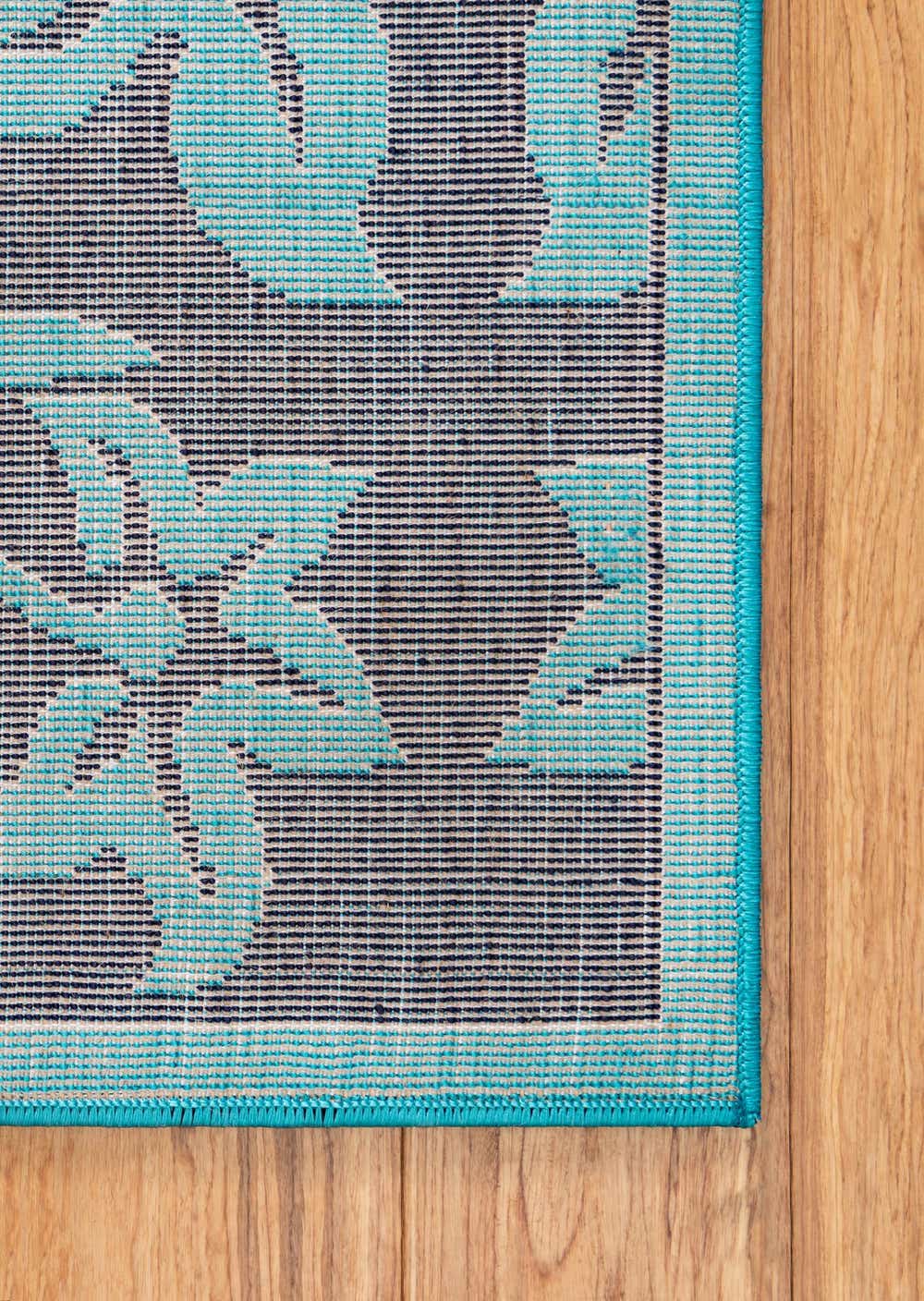 Turquoise 8' x 10' Metropolis Rug eSaleRugs
