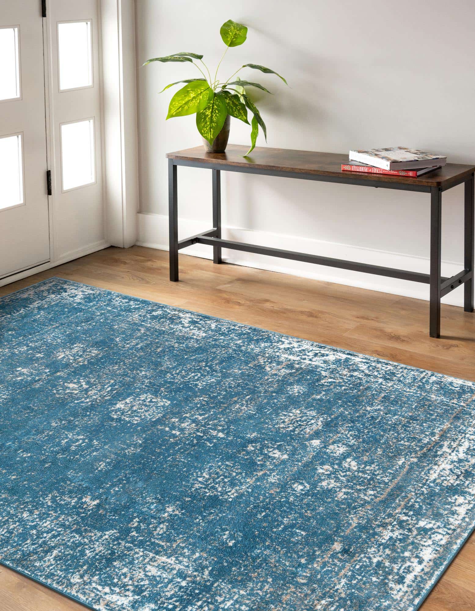 Blue 5' x 8' Monaco Rug | eSaleRugs