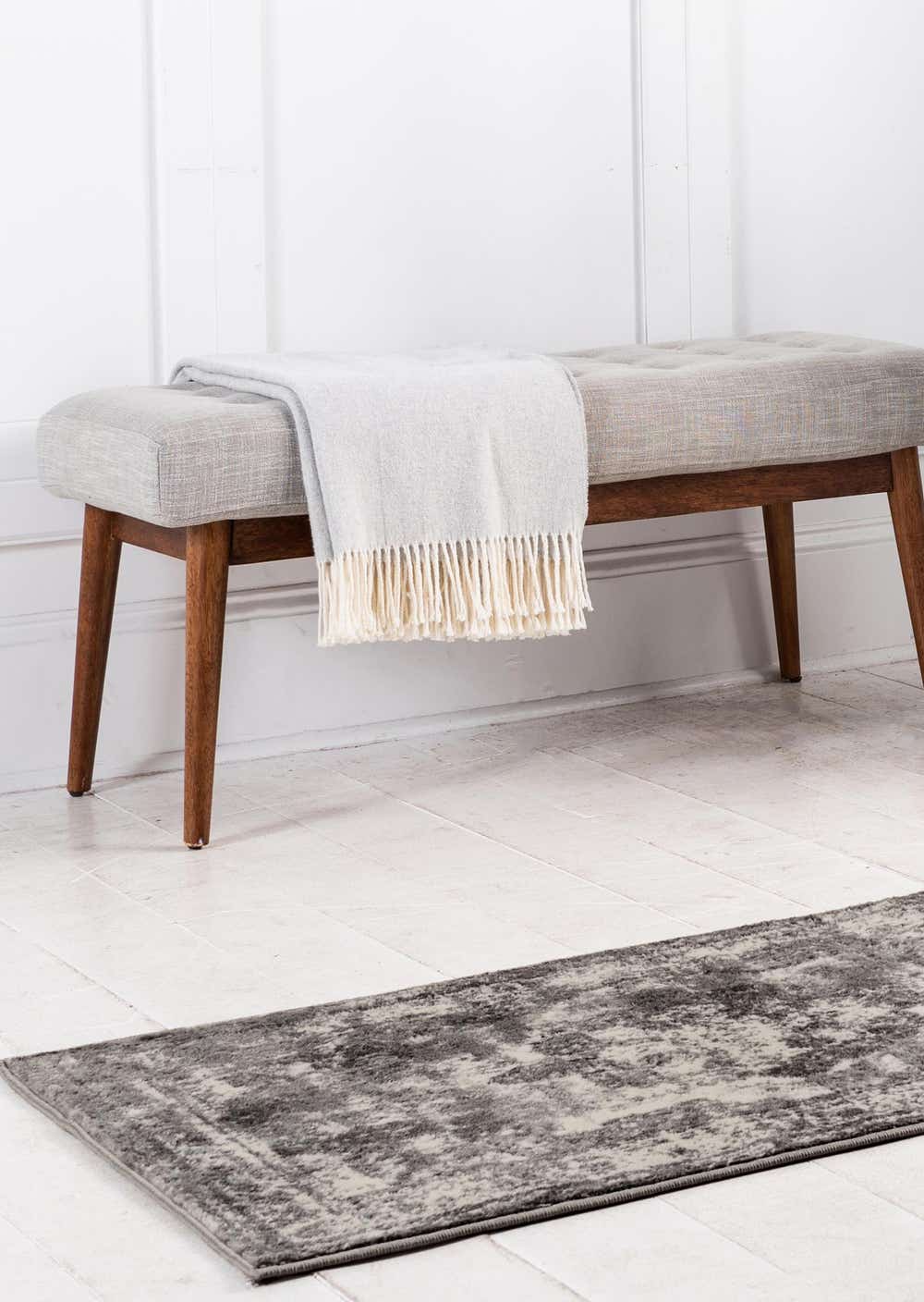 Gray 2' x 6' 7 Monte Carlo Runner Rug