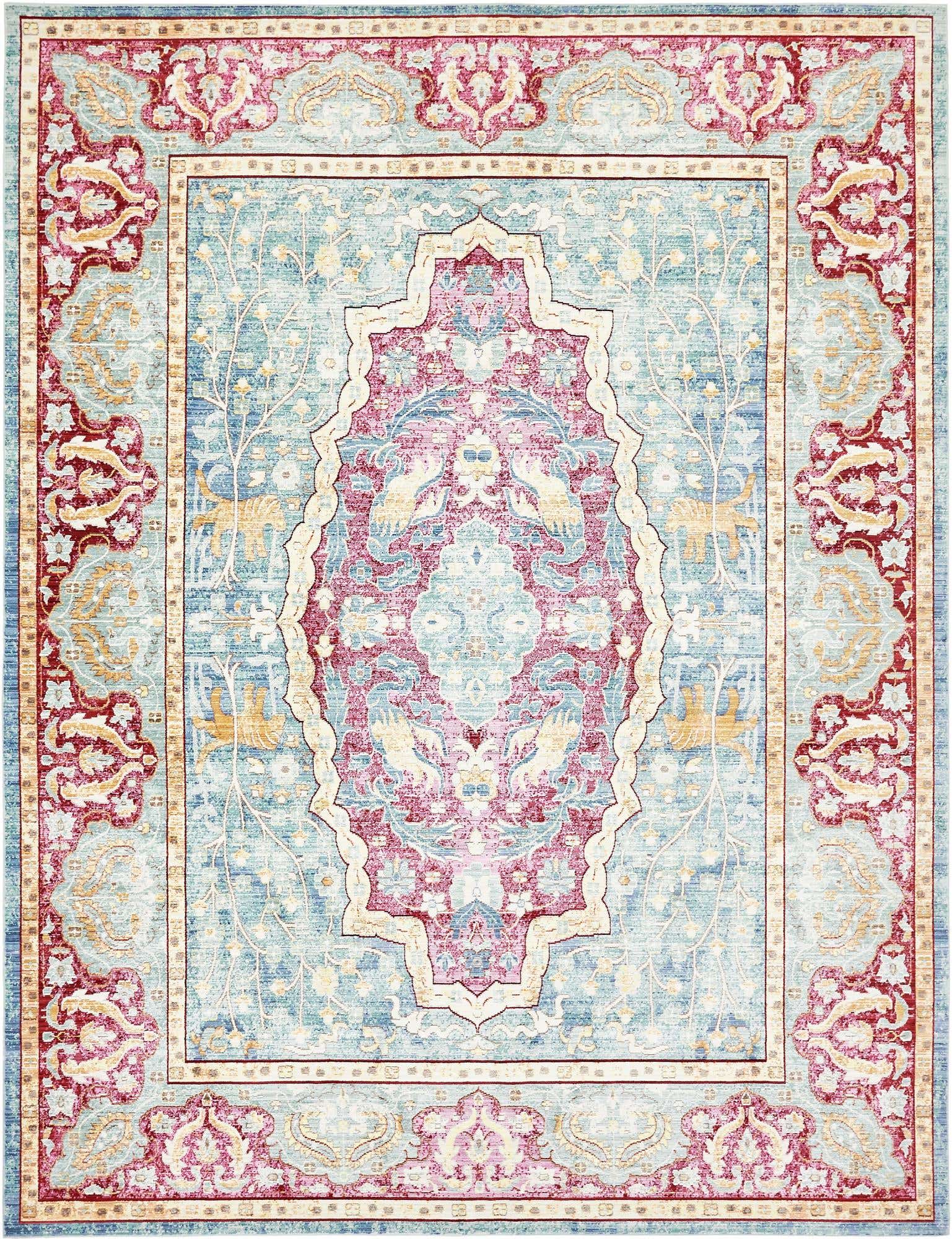 Navy Blue 9' x 12' Aqua Rug | eSaleRugs