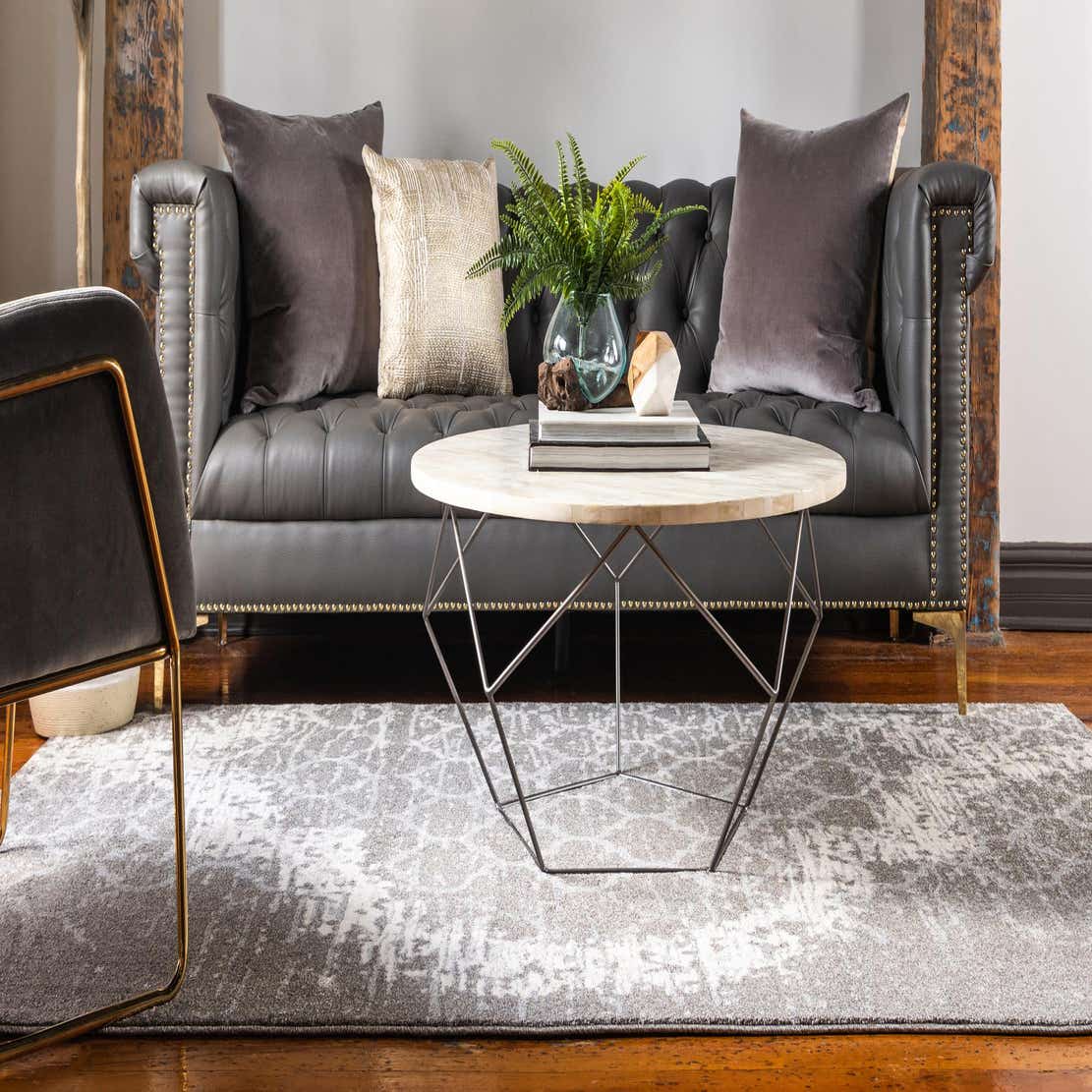 Light Gray 8' x 10' Trellis Rug eSaleRugs