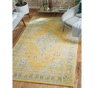 Yellow 8 X 10 Heritage Rug Esalerugs
