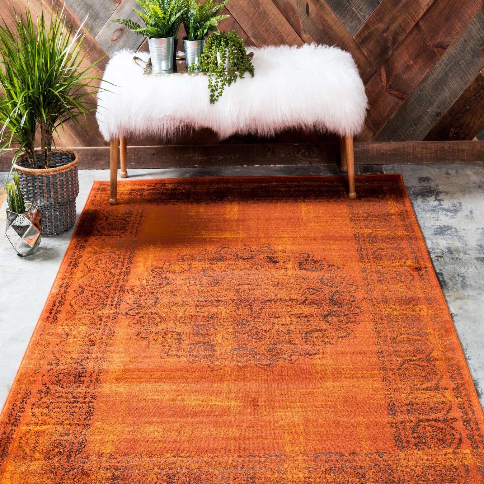 Terracotta 5' x 8' Istanbul Rug eSaleRugs