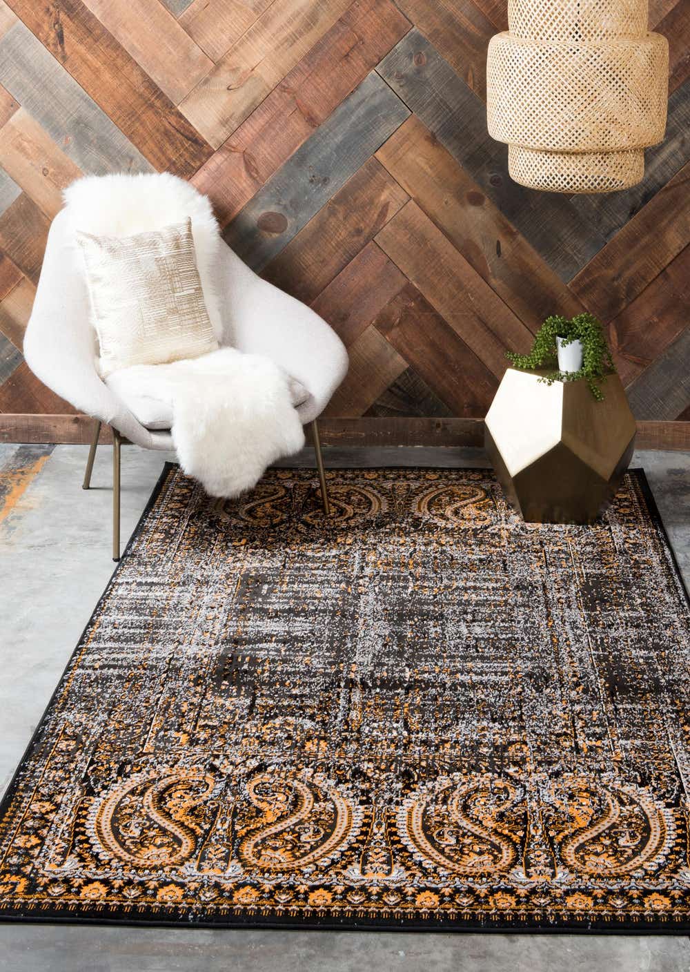 Black 7' x 10' Istanbul Rug eSaleRugs