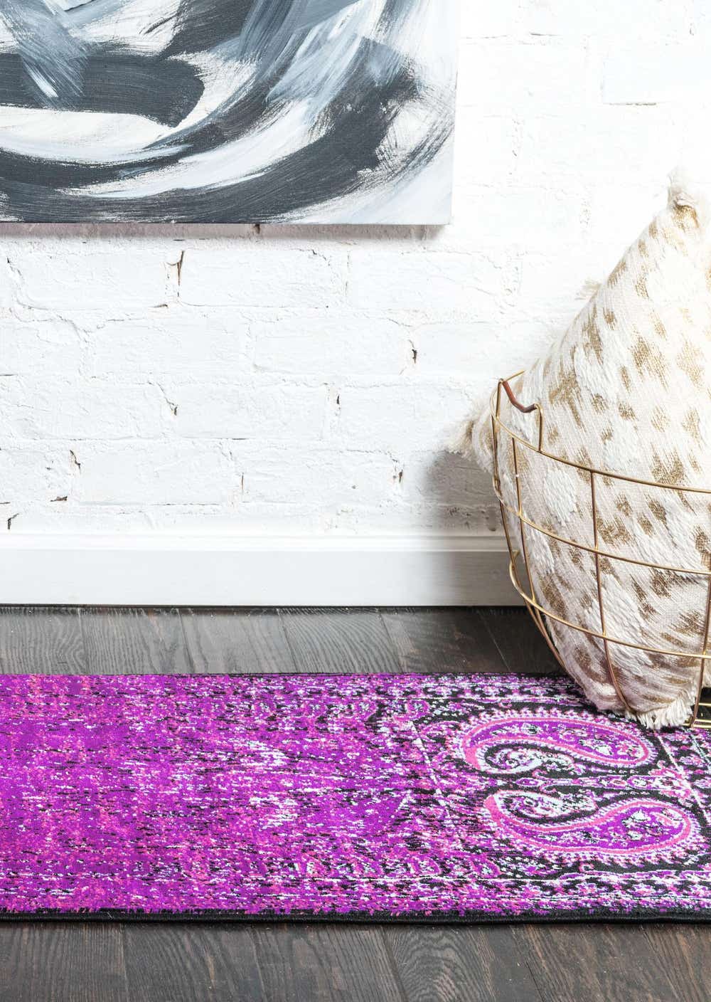 Lilac 2' x 6' Istanbul Runner Rug eSaleRugs