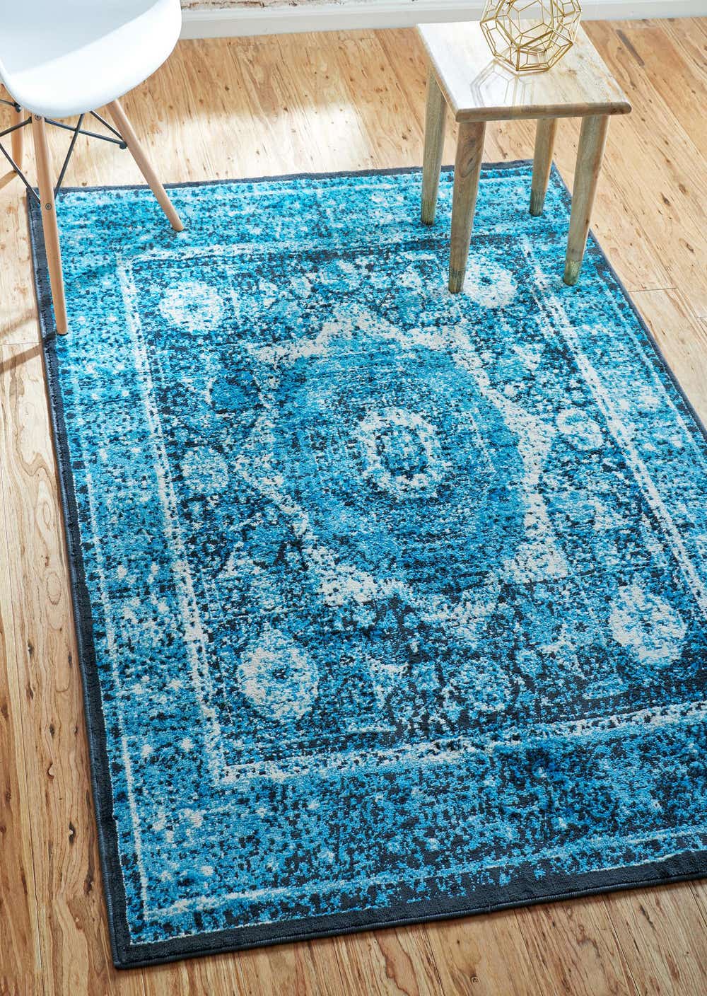 Blue 4' x 6' Istanbul Rug eSaleRugs
