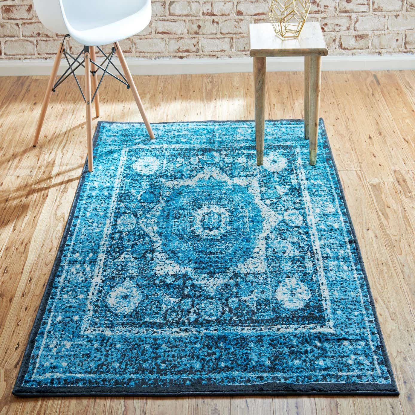 Blue 4' x 6' Istanbul Rug eSaleRugs