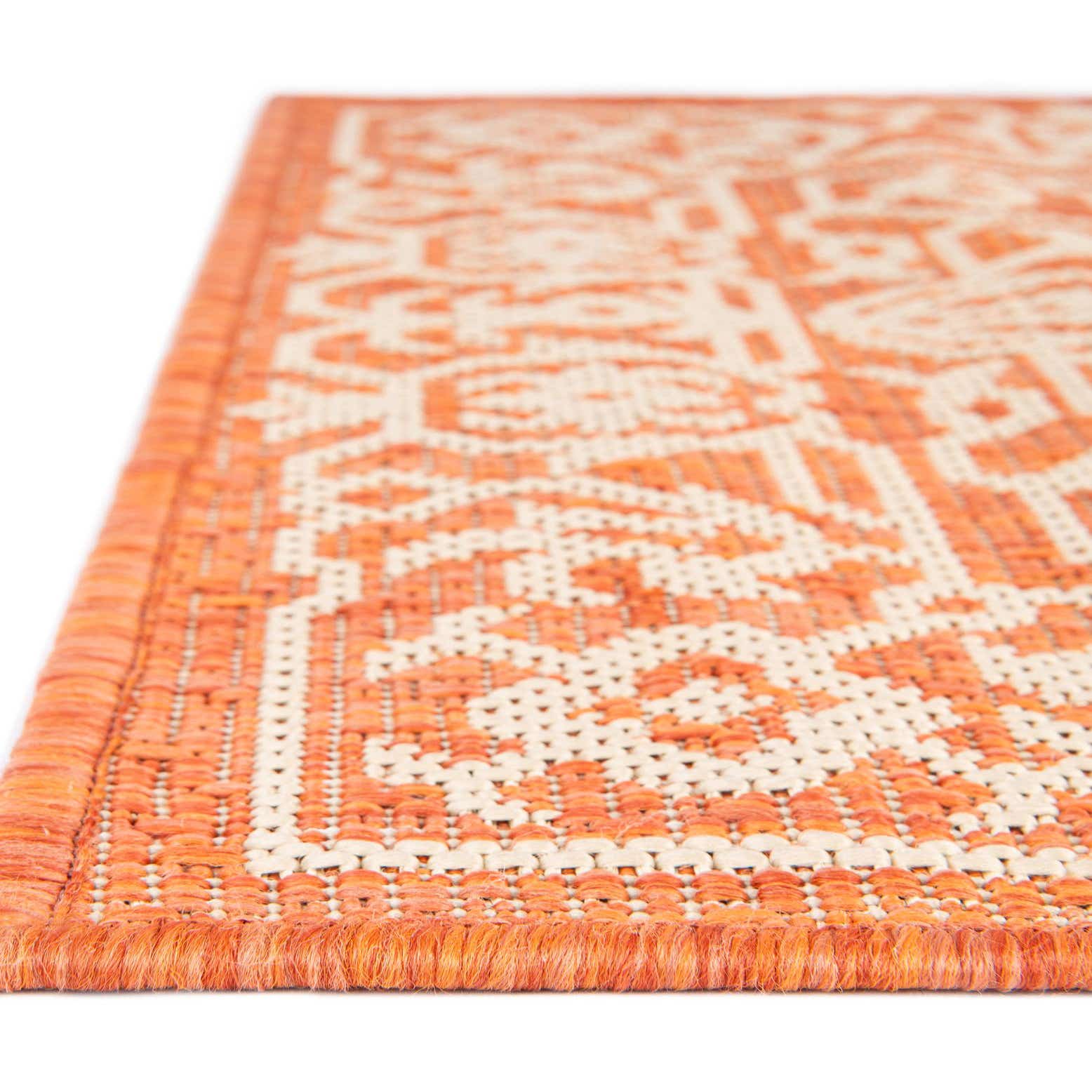 Terracotta 2' x 3' Outdoor Botanical Rug