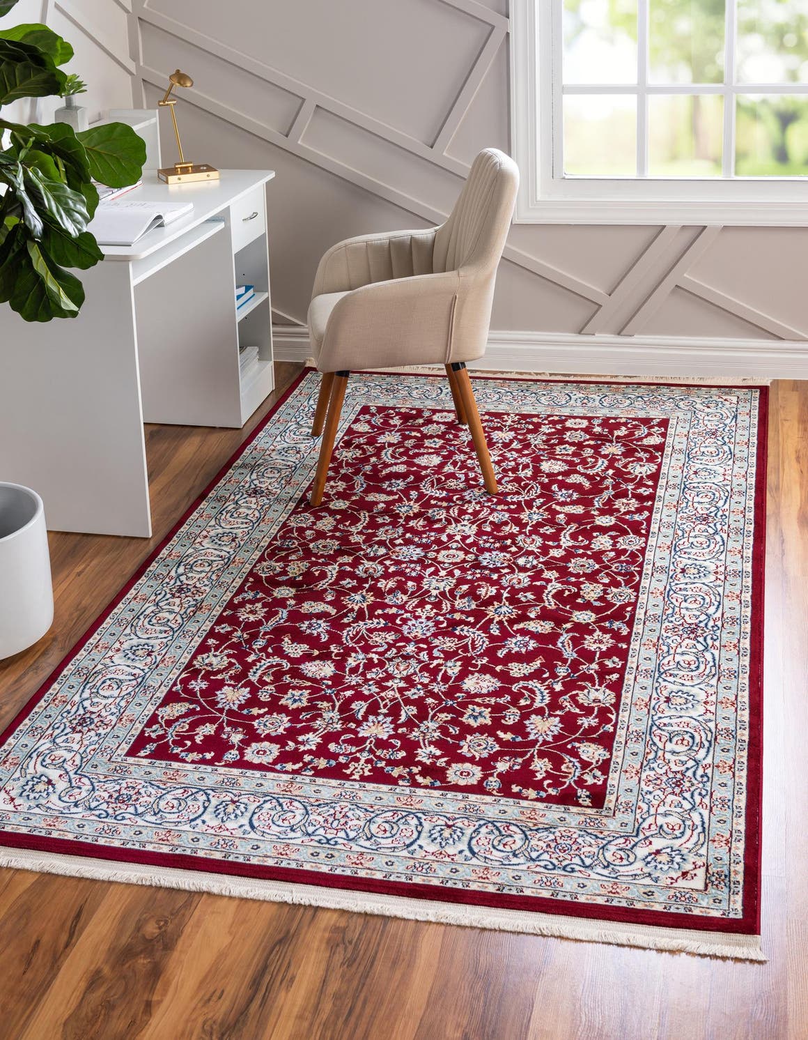 Burgundy 395cm x 600cm Nain Design Rug AU Rugs