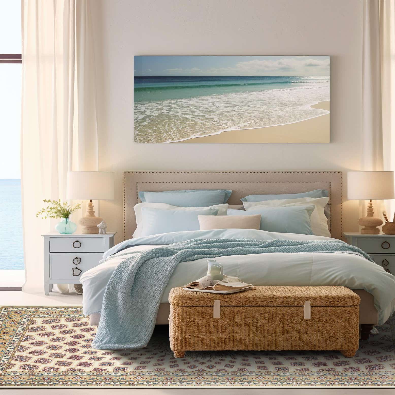 Ivory 8' x 10' Nain Design Rug eSaleRugs