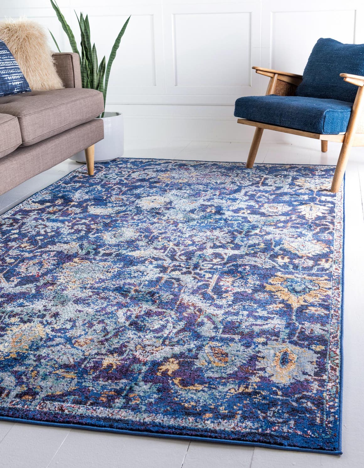 Navy Blue 152cm x 245cm Lexington Rug AU Rugs