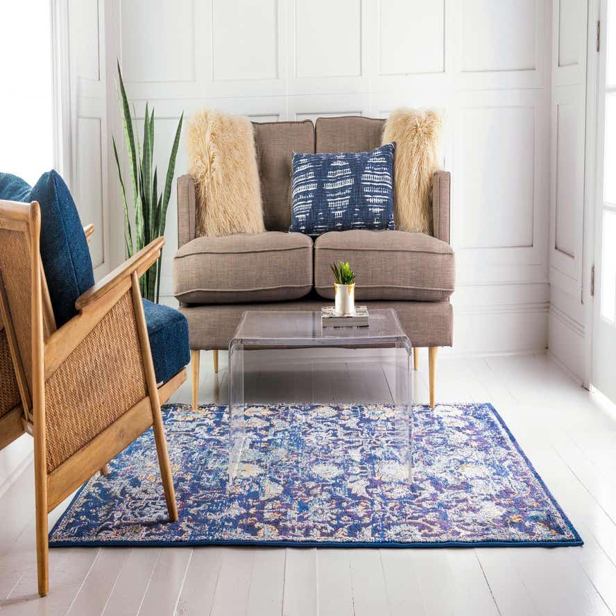 Navy Blue 7' x 10' Charlotte Rug