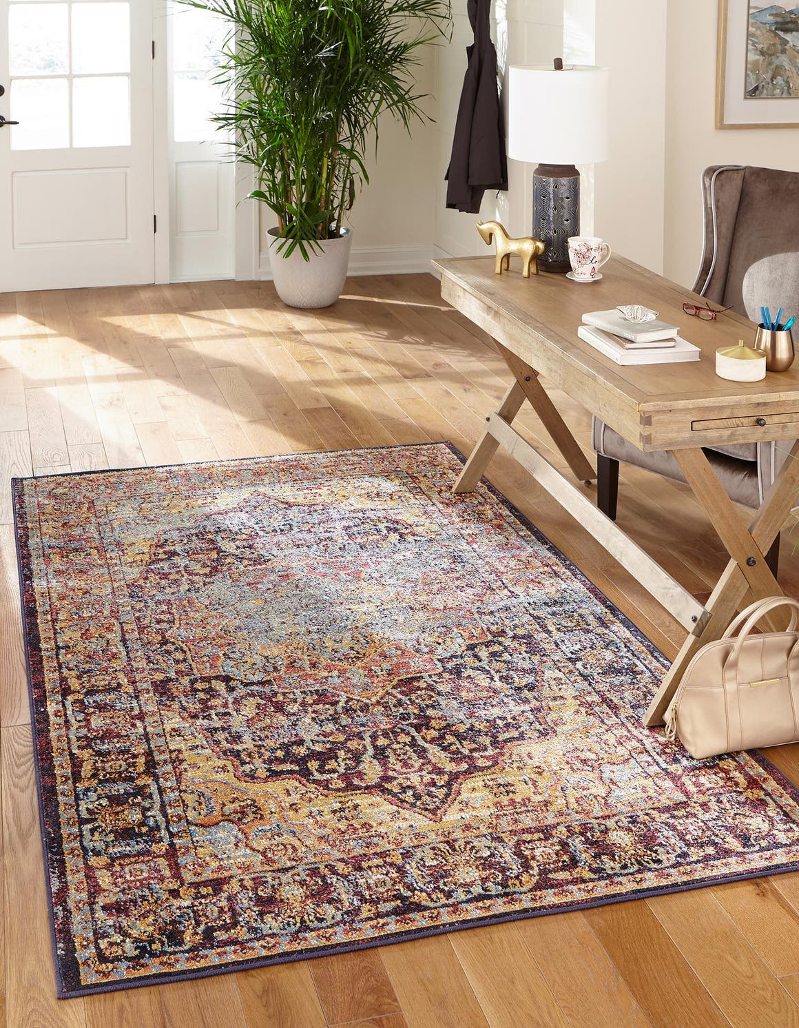 Rust Red 7' x 10' Charlotte Rug