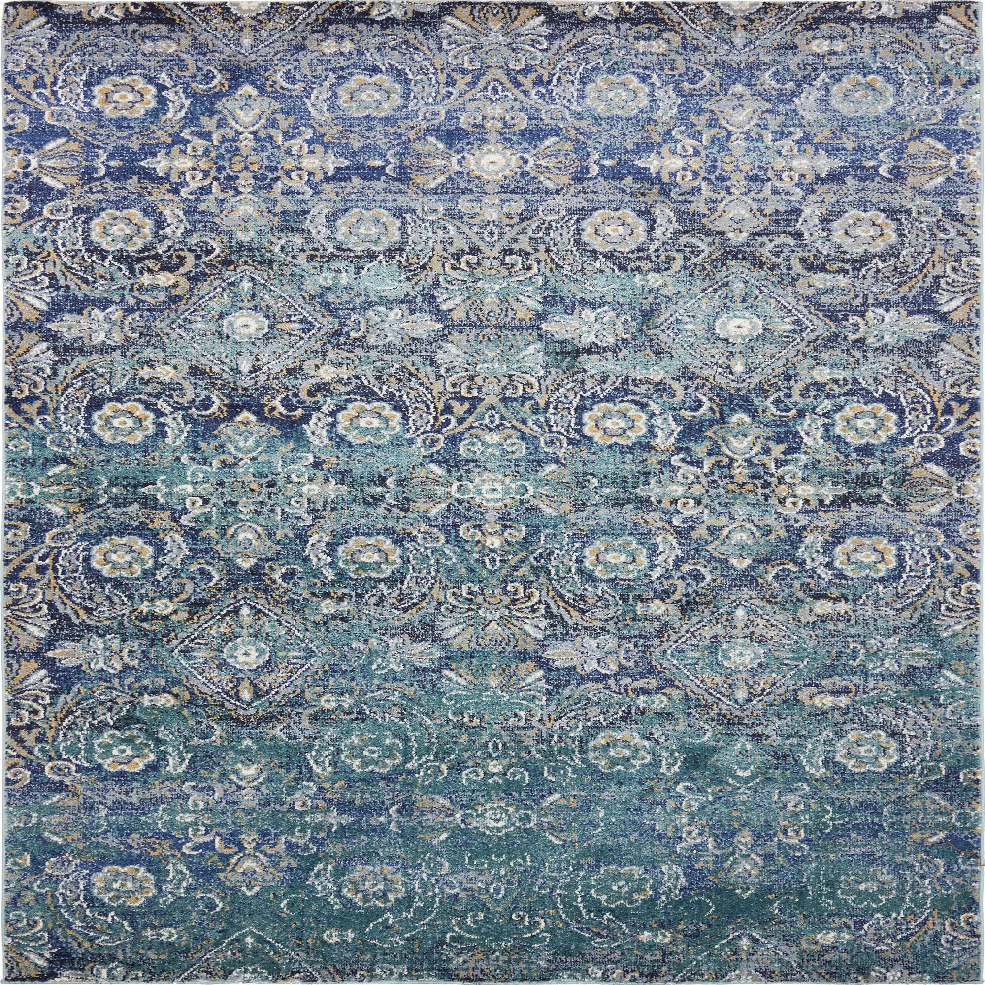 Teal 5' x 8' Charlotte Rug