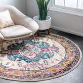 183cm x 183cm Palazzo Round Rug thumbnail