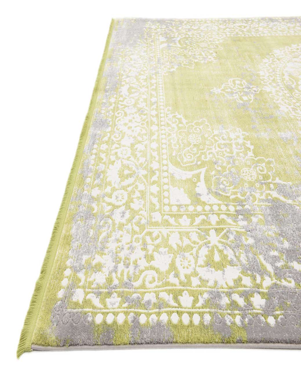 Light Green 8' x 10' New Vintage Rug eSaleRugs
