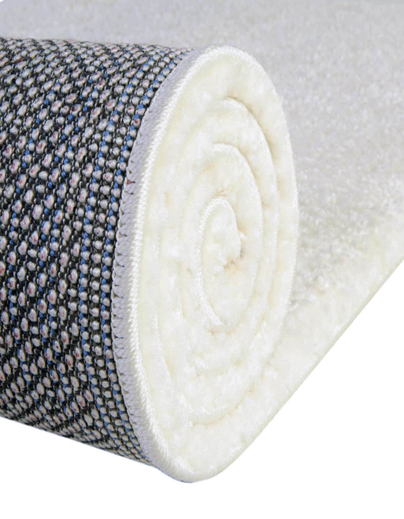 Snow White 10' x 13' Solid Frieze Rug eSaleRugs