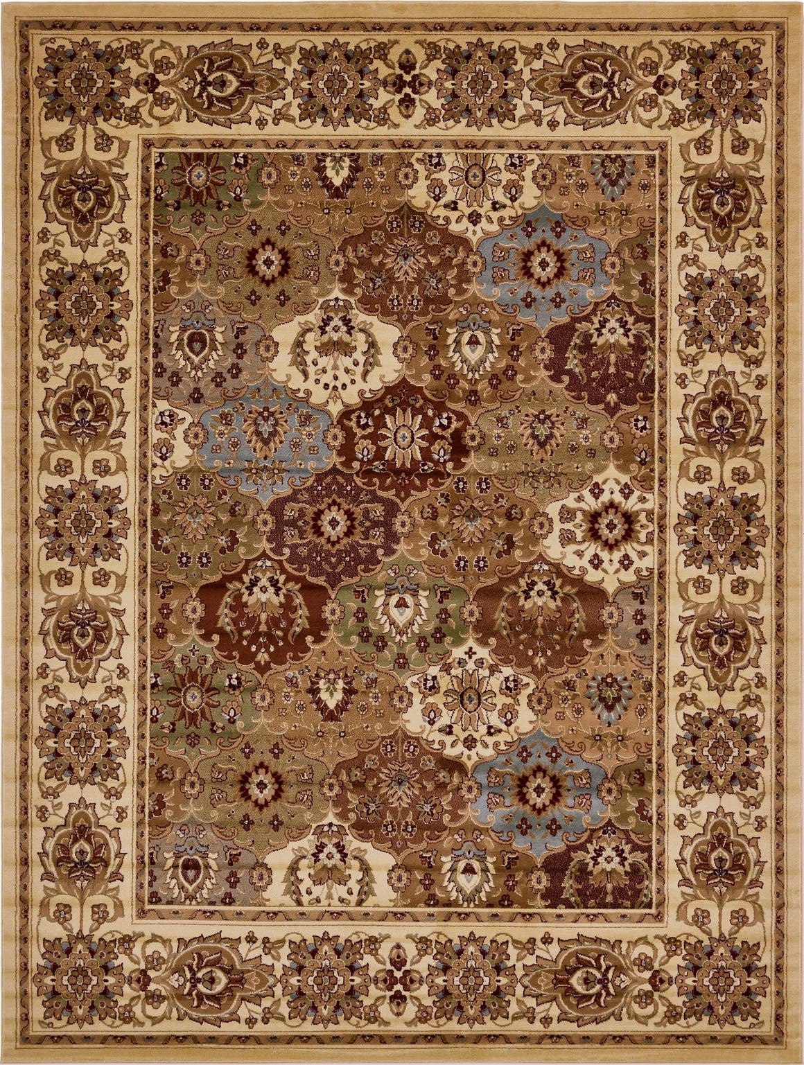 Cream 10' x 13' Aditi Rug