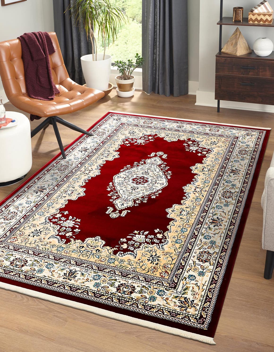 Burgundy 8' x 10' Nain Design Rug Rugs.ca